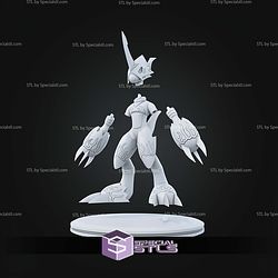 Super Basic STL Flamedramon Digimon