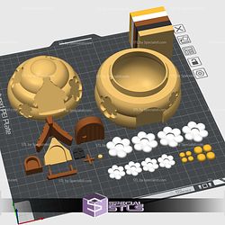 Super Basic STL Flexi Bee Print-in-place