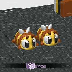 Super Basic STL Flexi Bee Print-in-place