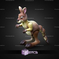 Super Basic STL Flexi Cute Kangaroo