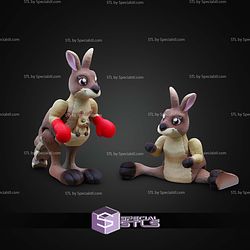 Super Basic STL Flexi Cute Kangaroo