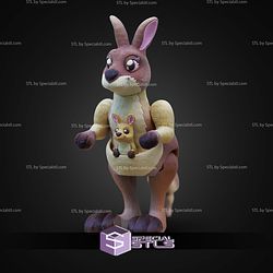 Super Basic STL Flexi Cute Kangaroo