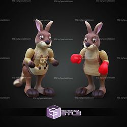 Super Basic STL Flexi Cute Kangaroo