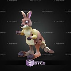 Super Basic STL Flexi Cute Kangaroo