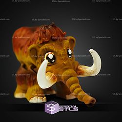 Super Basic STL Flexi Cute Mammoth