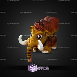 Super Basic STL Flexi Cute Mammoth