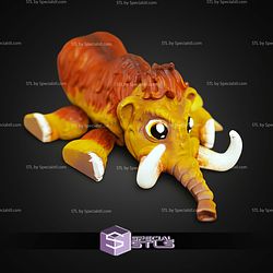 Super Basic STL Flexi Cute Mammoth