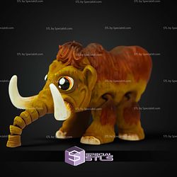 Super Basic STL Flexi Cute Mammoth