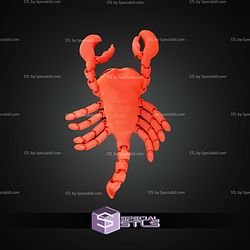 Super Basic STL Flexi Flexi Cartoon Scorpion