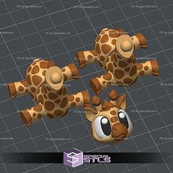 Super Basic STL Flexi Giraffe Print-in-place