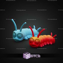 Super Basic STL Flexi Monarch Caterpillar