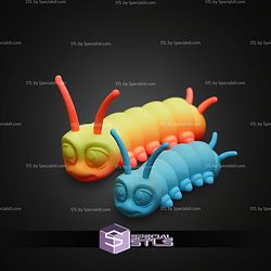 Super Basic STL Flexi Monarch Caterpillar