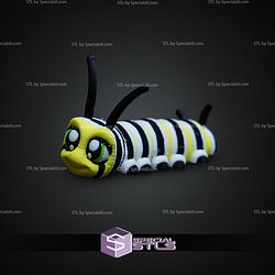 Super Basic STL Flexi Monarch Caterpillar