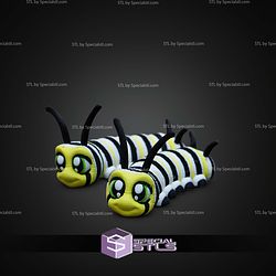 Super Basic STL Flexi Monarch Caterpillar