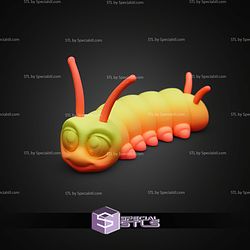 Super Basic STL Flexi Monarch Caterpillar