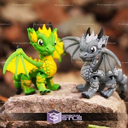 Super Basic STL Flexi Western Dragon