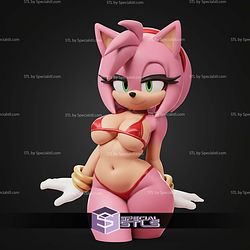 Super Basic STL Furry Amy Rose