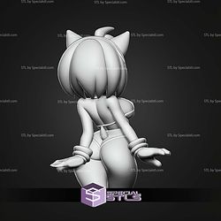 Super Basic STL Furry Amy Rose