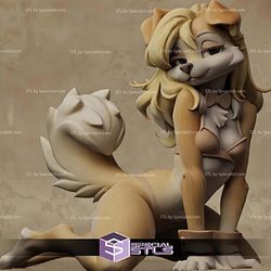 Super Basic STL Furry Anthro Dog Female