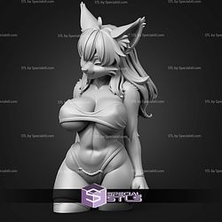 Super Basic STL Furry Fox Overflowing