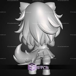 Super Basic STL Gothic Wolf girl