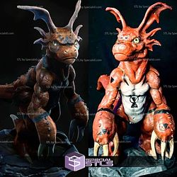 Super Basic STL Guilmon Digimon