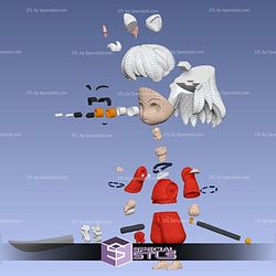 Super Basic STL Inuyasha Knitted