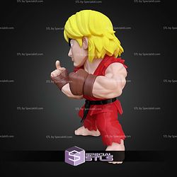 Super Basic STL Ken Street Fighter Multipart