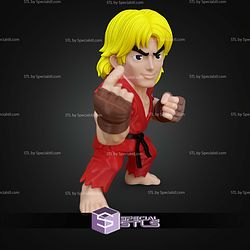 Super Basic STL Ken Street Fighter Multipart