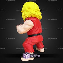 Super Basic STL Ken Street Fighter Multipart