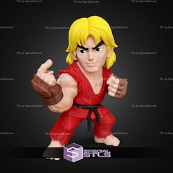 Super Basic STL Ken Street Fighter Multipart
