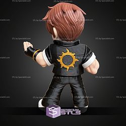 Super Basic STL Kyo Kusanagi Multipart