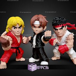 Super Basic STL Kyo Kusanagi Multipart