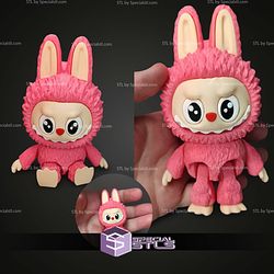 Super Basic STL Labubu Keychain Flexi