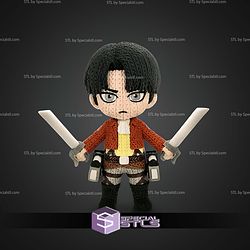 Super Basic STL Levi Ackerman Knitted