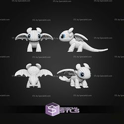 Super Basic STL Light Fury Knitted