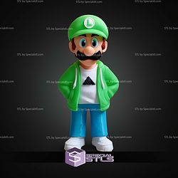 Super Basic STL Luigi Urban Multipart