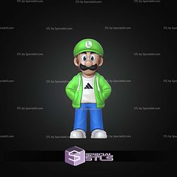 Super Basic STL Luigi Urban Multipart