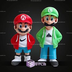 Super Basic STL Luigi Urban Multipart