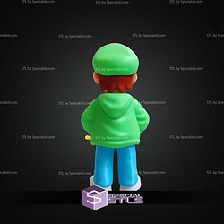 Super Basic STL Luigi Urban Multipart