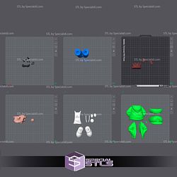 Super Basic STL Luigi Urban Multipart