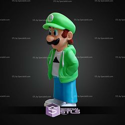 Super Basic STL Luigi Urban Multipart