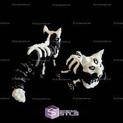 Super Basic STL Maine Coon Skull Cat