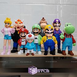 Super Basic STL Mario Urban Multipart