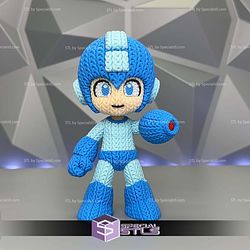 Super Basic STL Megaman Knitted