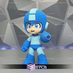 Super Basic STL Megaman Knitted