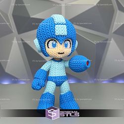 Super Basic STL Megaman Knitted