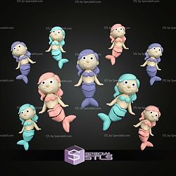 Super Basic STL Mermaid Articulated