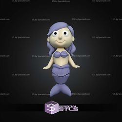 Super Basic STL Mermaid Articulated
