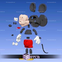 Super Basic STL Mickey Knitted